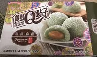 Mängden socker i Mochi à la noix de coco