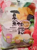 Mängden socker i Tropical fruity mochi