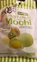 Mängden socker i Custard mochi kiwi