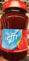 Mängden socker i Effi confiture fraises