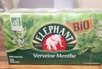 Mängden socker i Elephant verveine menthe bio