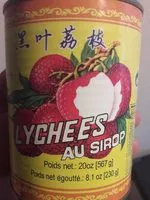 Mängden socker i Lychees au sirop