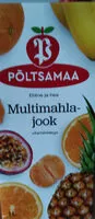 Mängden socker i multimahlajook