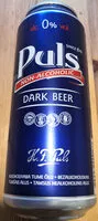 Mängden socker i Puls non-alcoholic dark beer