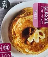 Mängden socker i Classic pancakes sweet