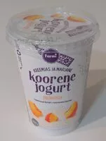 Mängden socker i Koorene joghurt virsikutega