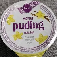 Mängden socker i Koorene pudding vaniljega