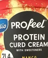 Mängden socker i Protein curd cream