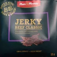 Mängden socker i Beef classic jerky