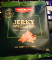 Mängden socker i Jerky pork classic