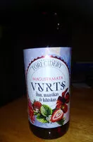 Mängden socker i Vyrts, õun; maasikas; hibiskus