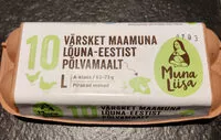 Mängden socker i Muna Liisa Big Eggs