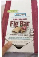 Mängden socker i Fig Bar, Pomegranate