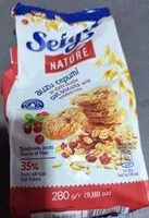 Mängden socker i Avižiniai sausainiai su spanguolėmis