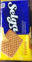 Mängden socker i Biscuits with banana taste
