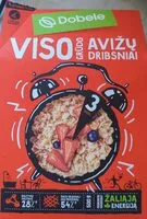 Mängden socker i Avižiniai dribsniai