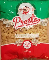 Mängden socker i Cornetti rigatti