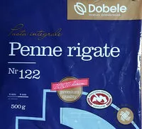 Mängden socker i Whole grain pasta Penne Rigate