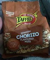 Mängden socker i Cacahuetes grillees saveur chorizo