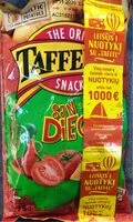 Mängden socker i Potato chips « San Diego » with spicy tomate flavour