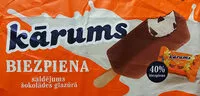 Mängden socker i Vanilla curd cheese ice cream with chocolate coating
