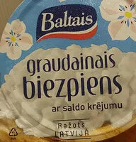 Mängden socker i Graudainais biezpiens ar saldo krējumu