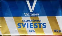 Mängden socker i 82% saldkrējuma sviests
