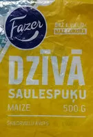 Mängden socker i Dzīvā saulespuķu maize