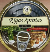 Mängden socker i Rīgas šprotes eļļā