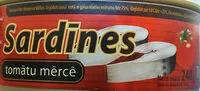 Mängden socker i Sardīnes tomātu mērcē
