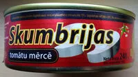 Mängden socker i skumbrijas tomātu mērcē