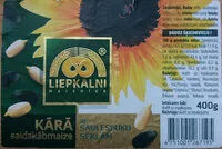 Mängden socker i Saldskābmaize Kārā, ar saulespuķu sēklām