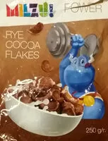 Mängden socker i Rye cocoa flakes MILZU! POWER