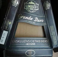 Mängden socker i 38% hard cheese Grande Duro, 12 months matured