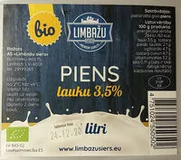 Mängden socker i 3.5% piens, bioloģisks, Lauku