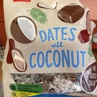 Mängden socker i Dates with coconut