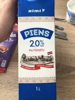 Mängden socker i Piens