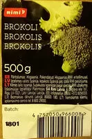Mängden socker i Brokolis