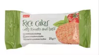 Mängden socker i Rice cakes with tomato and basil