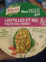Mängden socker i Lentilles et riz façon dal indien