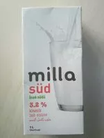 Mängden socker i Коровье молоко 3.2%