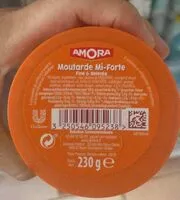 Mängden socker i Amora moitarde mi-forte