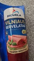 Mängden socker i Vilniaus servelatas