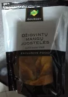 Mängden socker i Džiovintų mangų juostelės