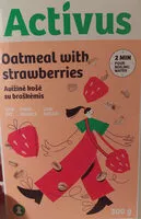 Mängden socker i oatmeal with strawberries