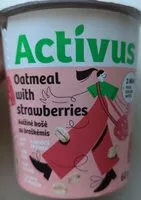 Mängden socker i Avižinių dribsnių košė su braškėmis