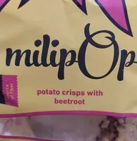 Mängden socker i Potato crisps with beetroot