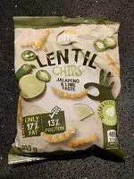 Mängden socker i Jalapeno & Line Lentil Chips