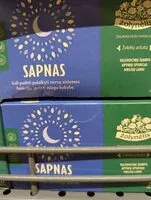 Mängden socker i Žolelių arbata Sapnas