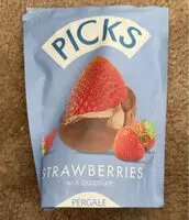 Mängden socker i Strawberries milk chocolate